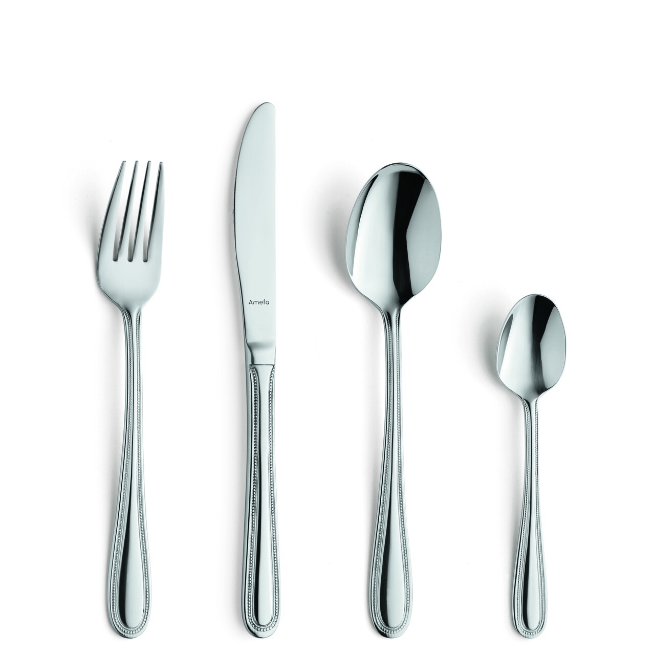 Set tacamuri, 24 piese, Amefa, Pearl, inox - imagine 3
